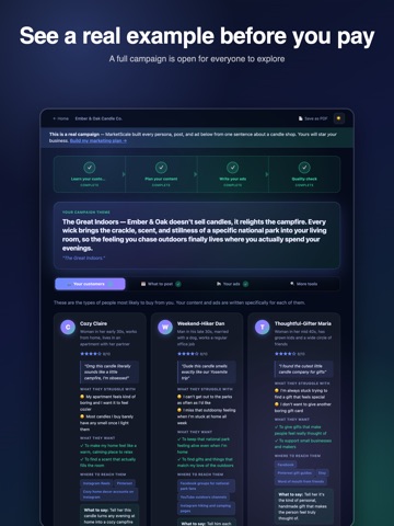 MarketScale: AI Marketing iPad screenshot