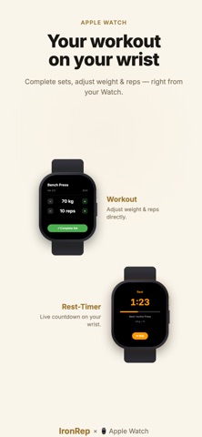 IronRep: Gym Workout Tracker Screenshot 7 of 10