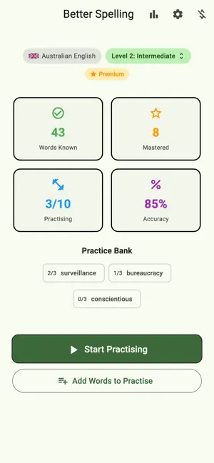 Better Spelling for Adults screenshot 1