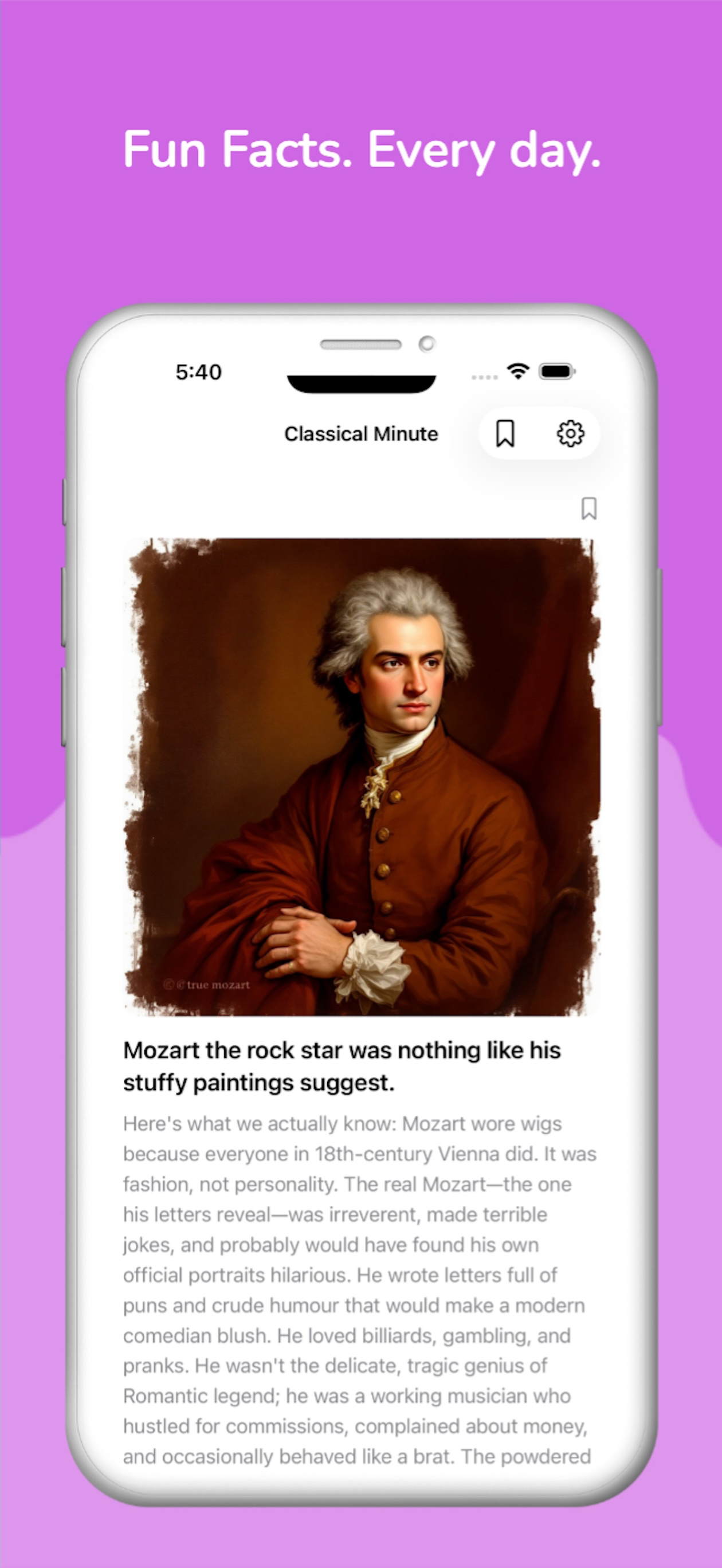 Classical Minute screenshot 5