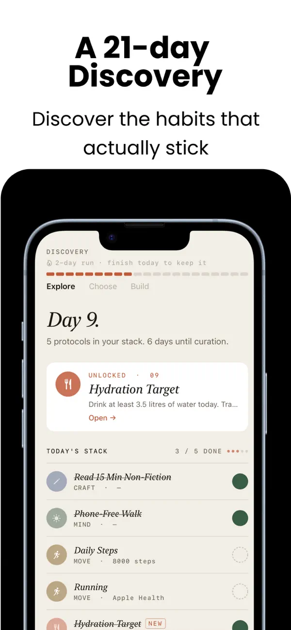 Screenshot #1 pour HabitRise: New Habits Daily