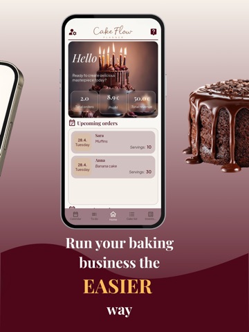 CakeFlow Planner iPad screenshot
