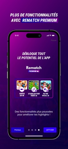 Rematch - Vidéos sport amateur iPhone screenshot 7