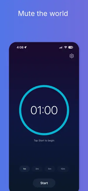 Quiet Time: Countdown Timer screenshot 1