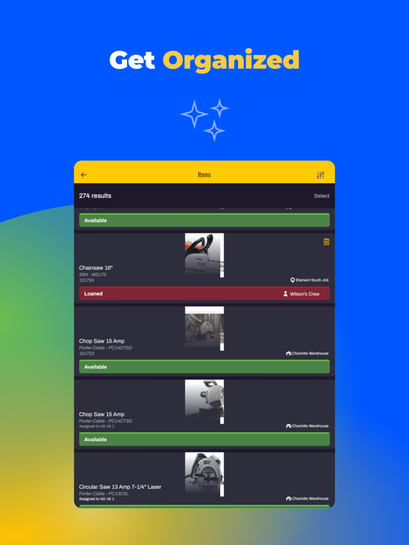 Screenshot #5 pour ShareMyToolbox - Tool Tracking