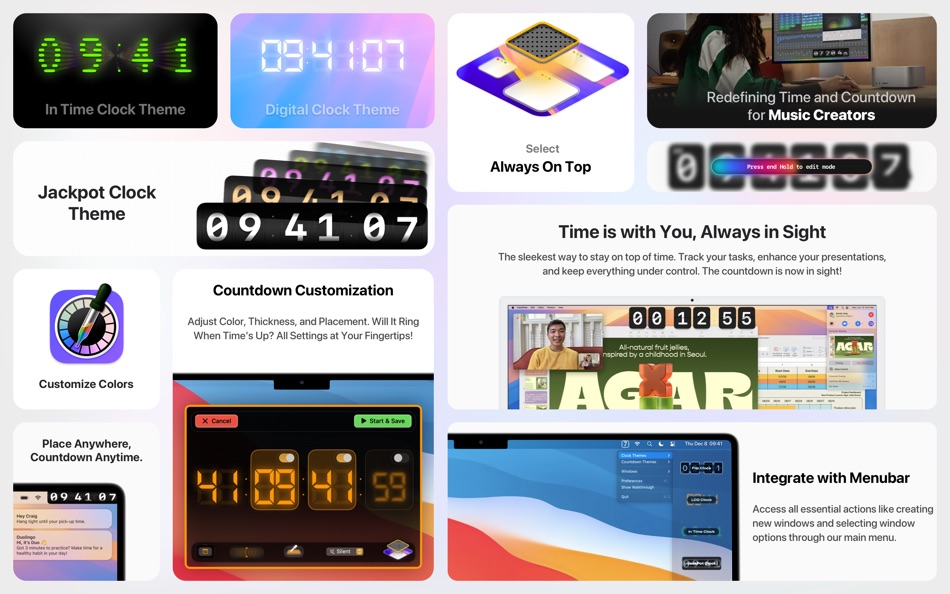 #2. Countdown Pro - Flip Clock App (macOS) 由: Metromedya Digital Ad Agency