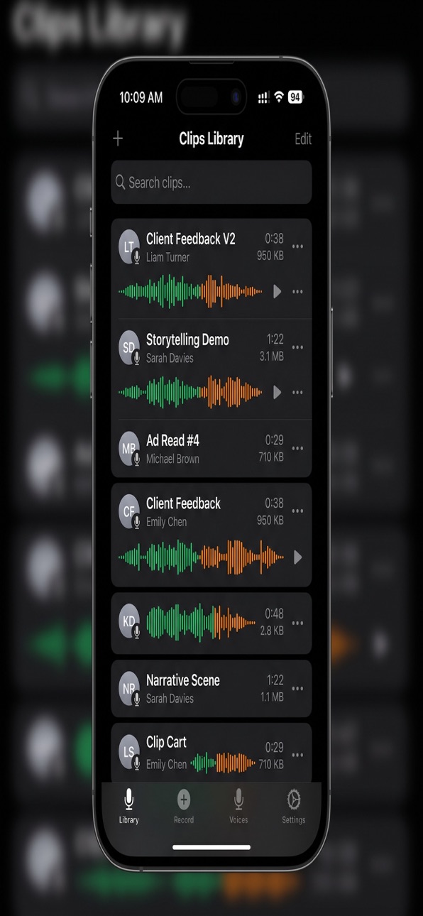 iPhone screenshot