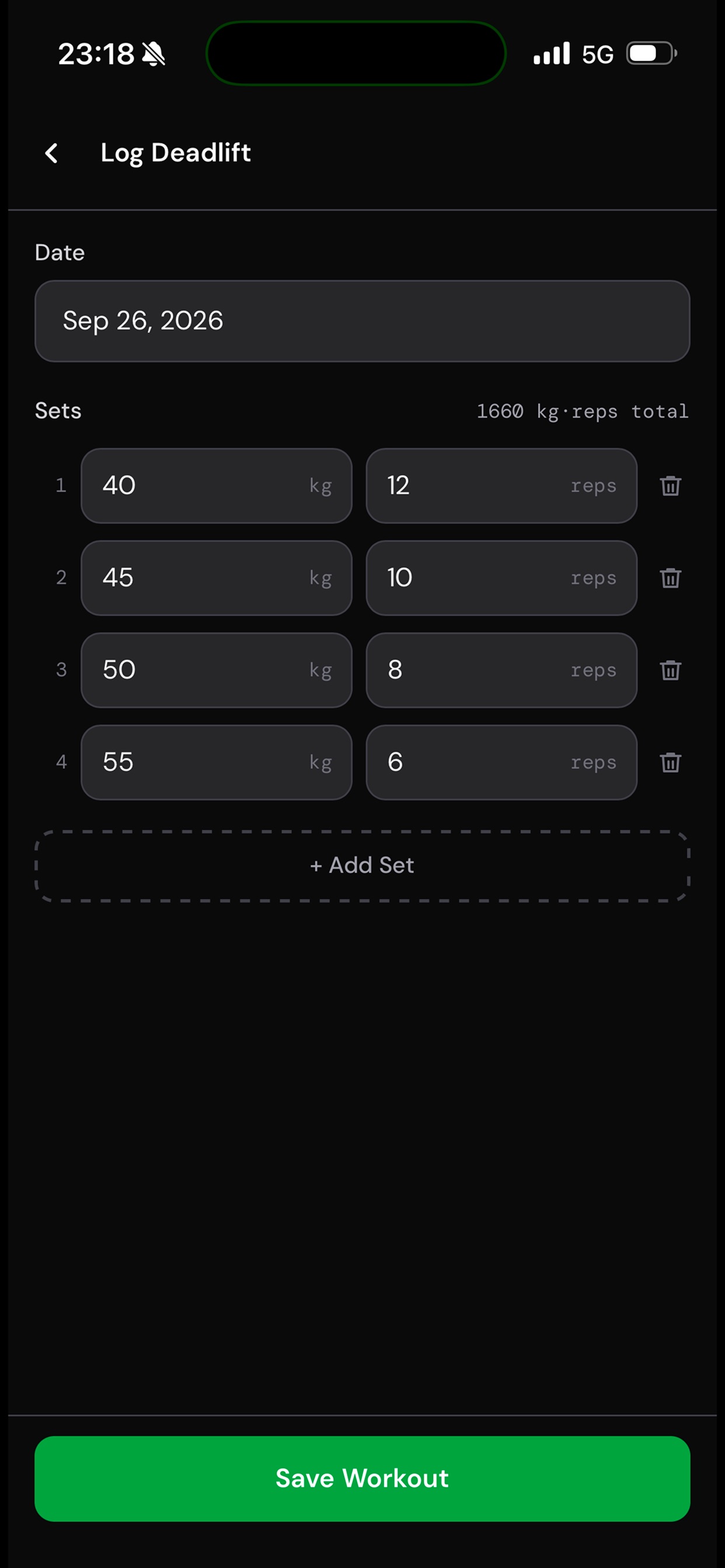 Screenshot 4 of Gymothee: Workout Tracker
