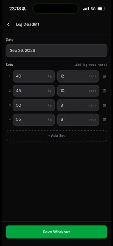 Gymothee: Workout Tracker screenshot 4