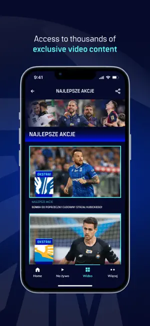 Ekstraklasa TV iPhone screenshot 5