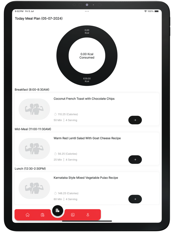 Gym Faction Workout & Diet App iPad screenshot 3