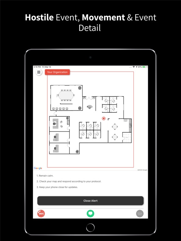 Alert-COM iPad screenshot 2 - Utilities app