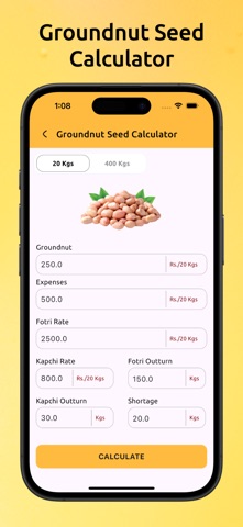Moro Oil Calculator screenshot