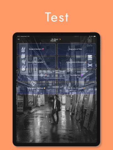 K-Quiz: K-Pop Trivia iPad screenshot