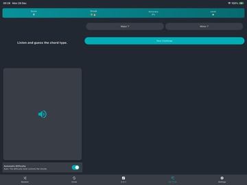 Rootless Voicings iPad screenshot