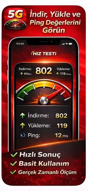 5G Hız Testi screenshot 1