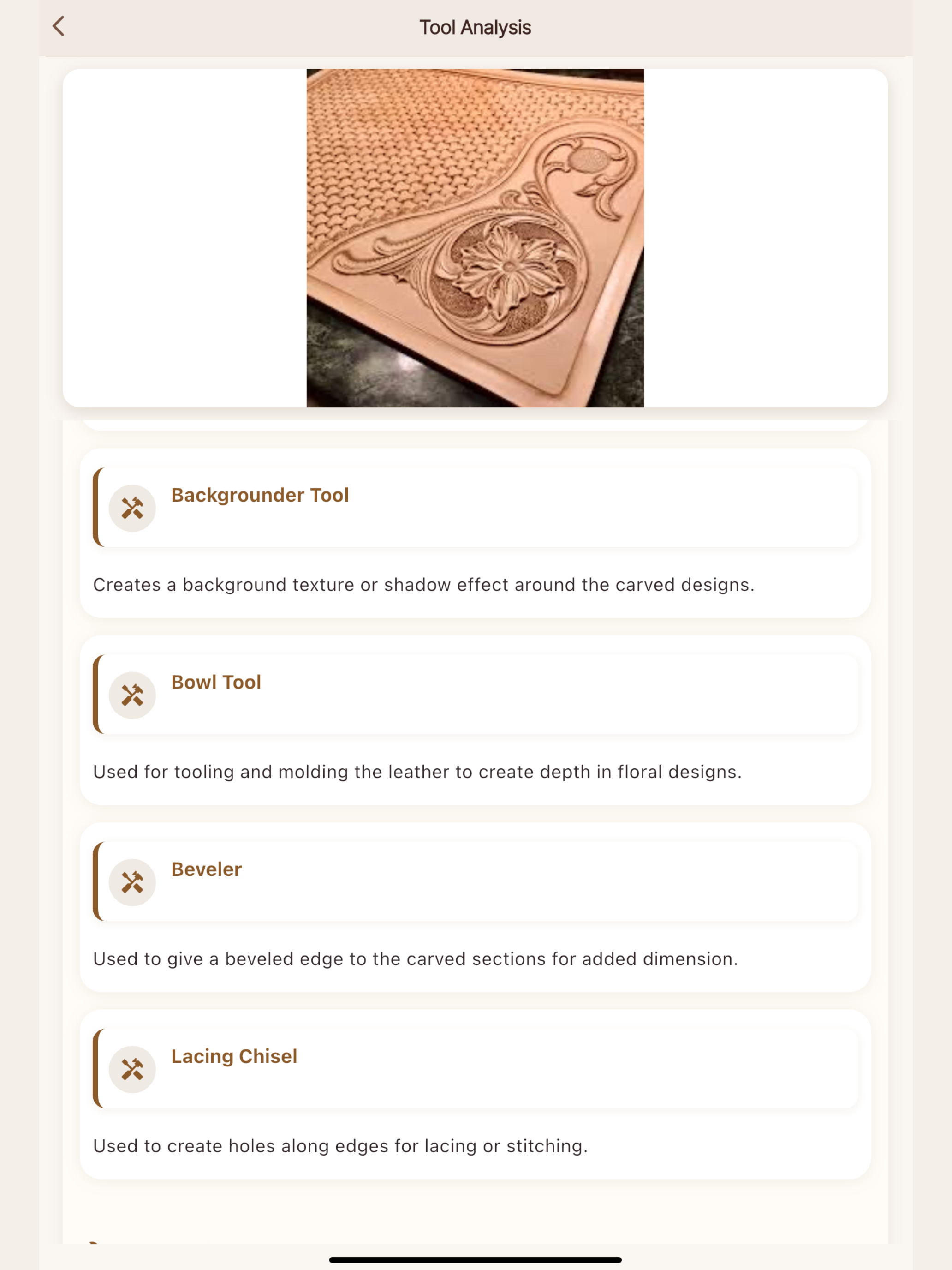 Leather Craft: AI Scanner