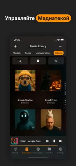 Скриншот Flacbox: Hi-Res аудиоплеер на iPhone 5