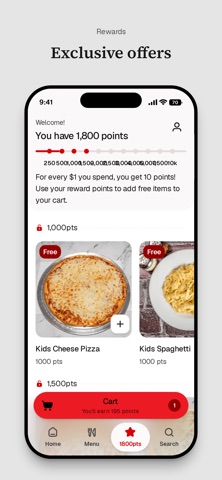 Marri's Pizza Orange iPhone screenshot
