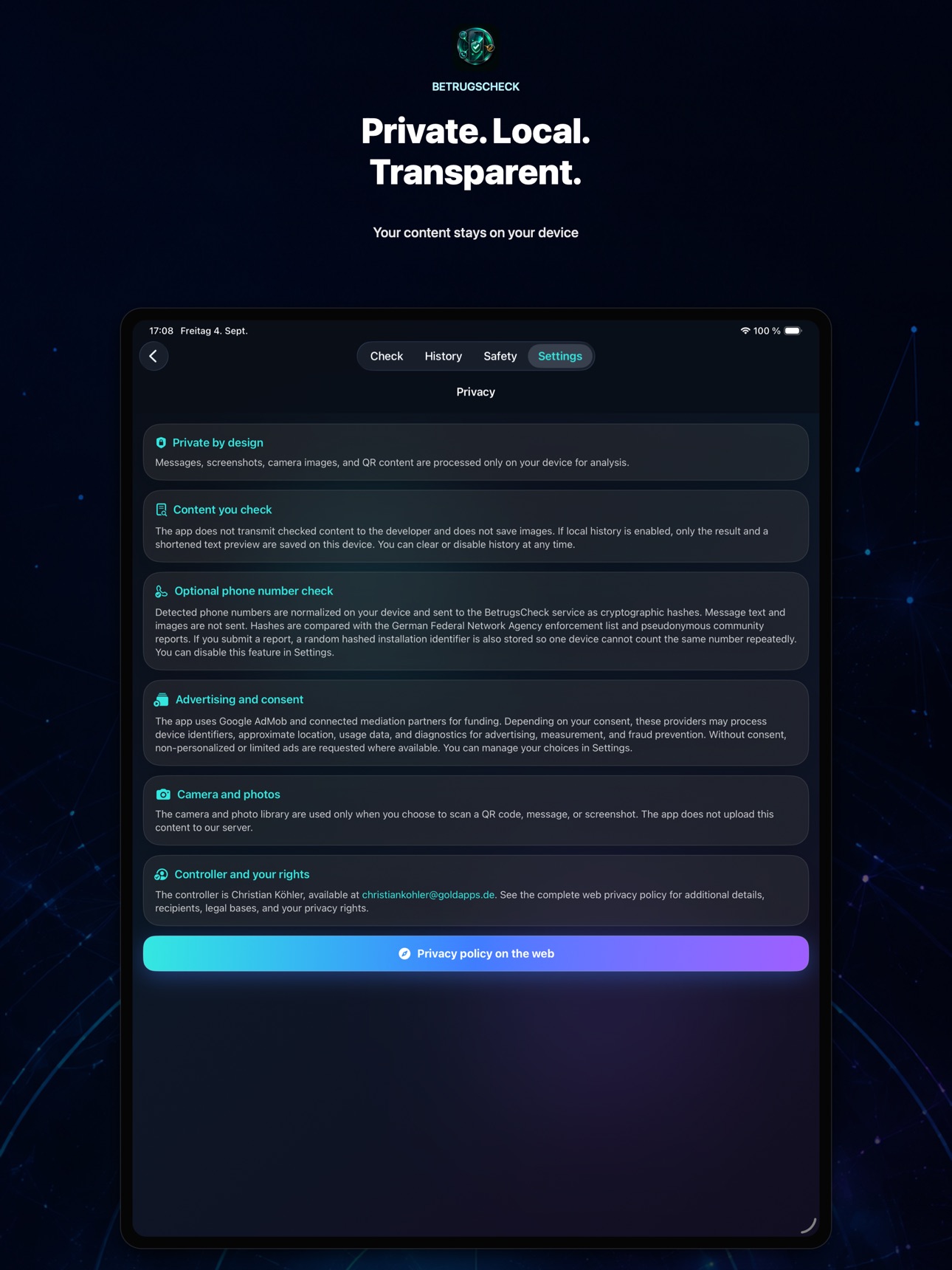 Screenshot 10 of Scam Check by GoldApps