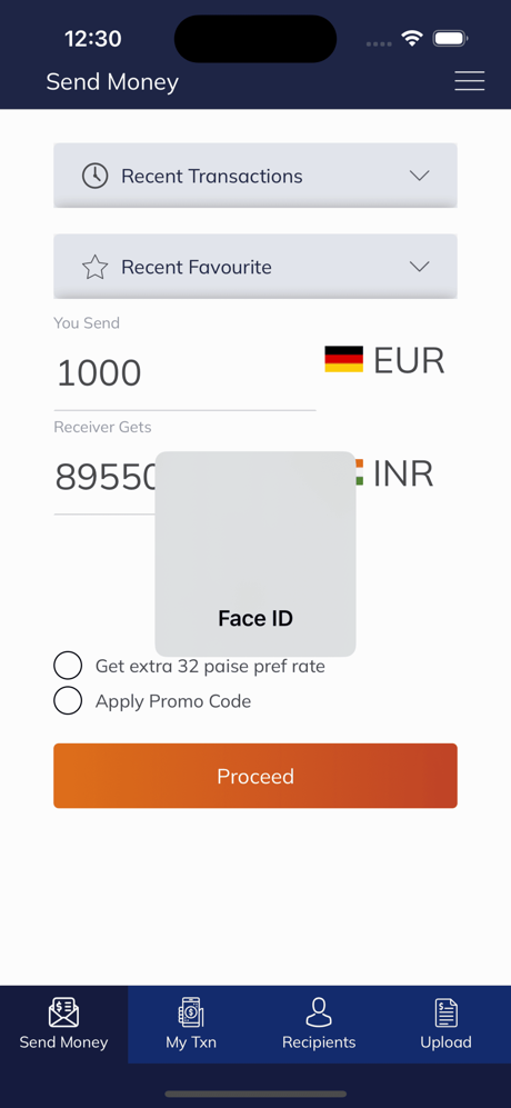 Money2India (Europe) screenshot 2