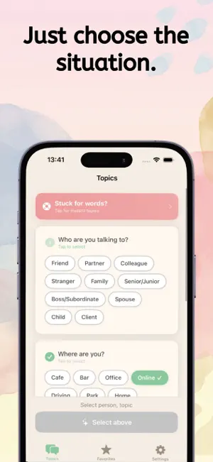 TalkSeed - Never speechless. screenshot 2