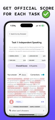 TOEFL Practice & Mock Tests screenshot