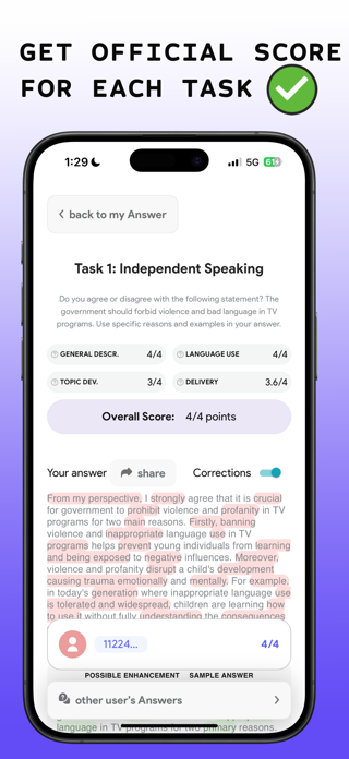 TOEFL Practice & Mock Tests Screenshot 1 of 5