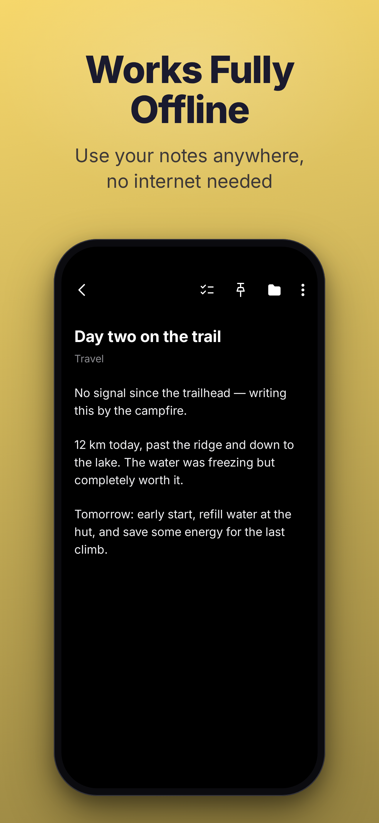 Simple Notes, Notepad & Lists screenshot 2