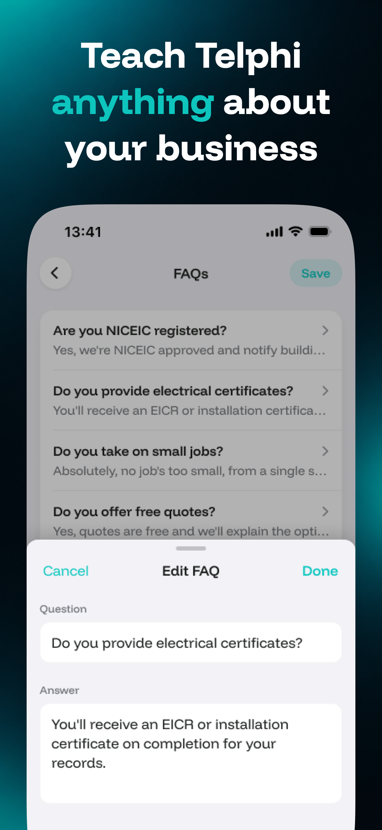 Telphi - AI Receptionist screenshot 6