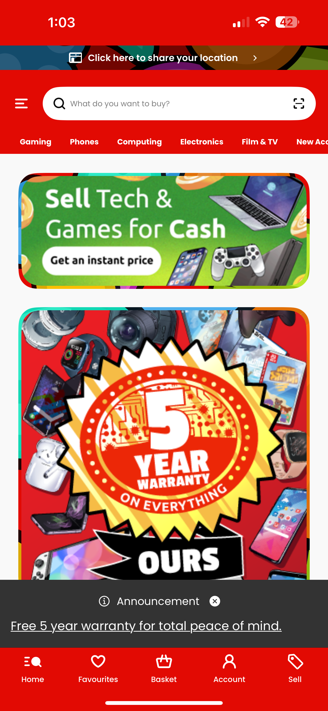 CeX: Tech & Games, Buy & Sell