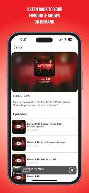Triple R 102.7FM screenshot 4