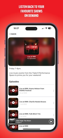 Triple R 102.7FM screenshot