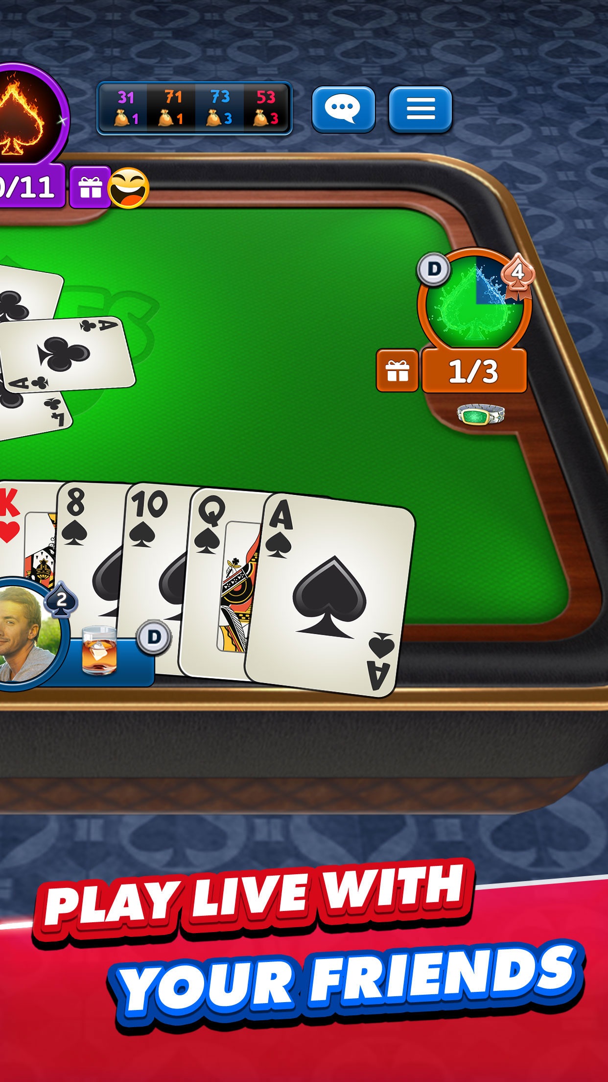 Spades Plus - Card Game screenshot 4