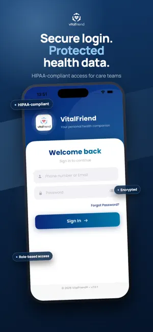 Vitalfriend screenshot 1