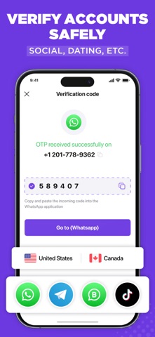 Text Phone Number: Talk Safe iPhone screenshot