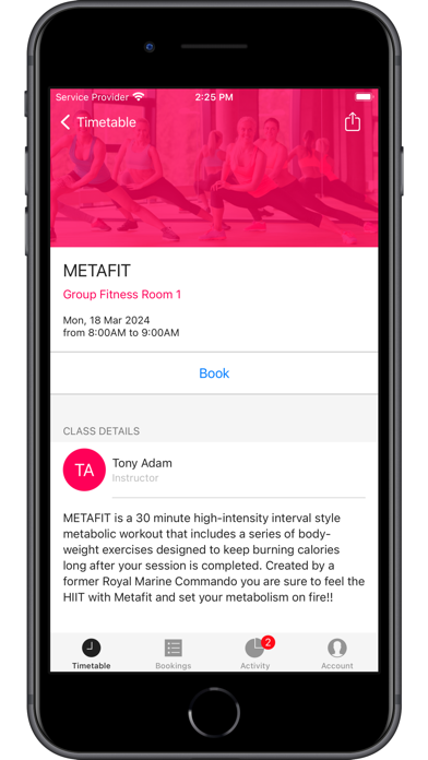 Clubware Fit Screenshot