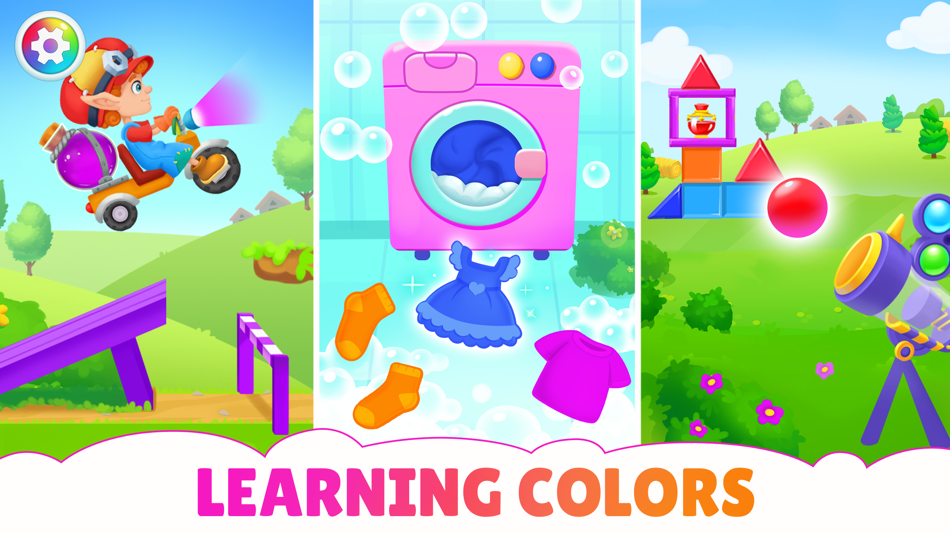 #3. Color learning games pre-k 2 4 (iOS) Bởi: GoKids!