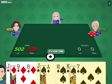 Belote-Rebelote iPad screenshot