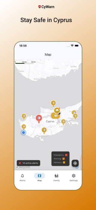 CyWarn Screenshot 2 of 3