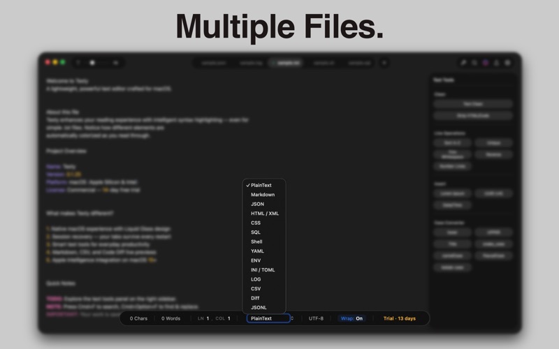 Texty — Text Editor screenshot