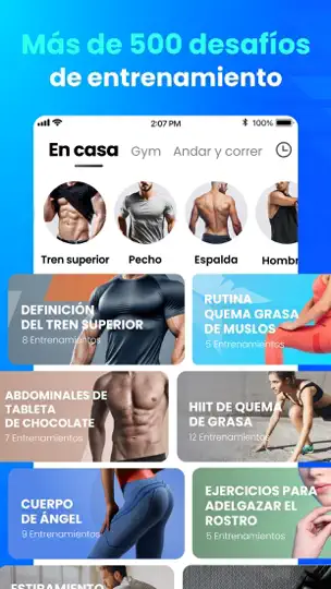 Captura de pantalla de Ejercicios En Casa -Sin Equipo en iPhone 7