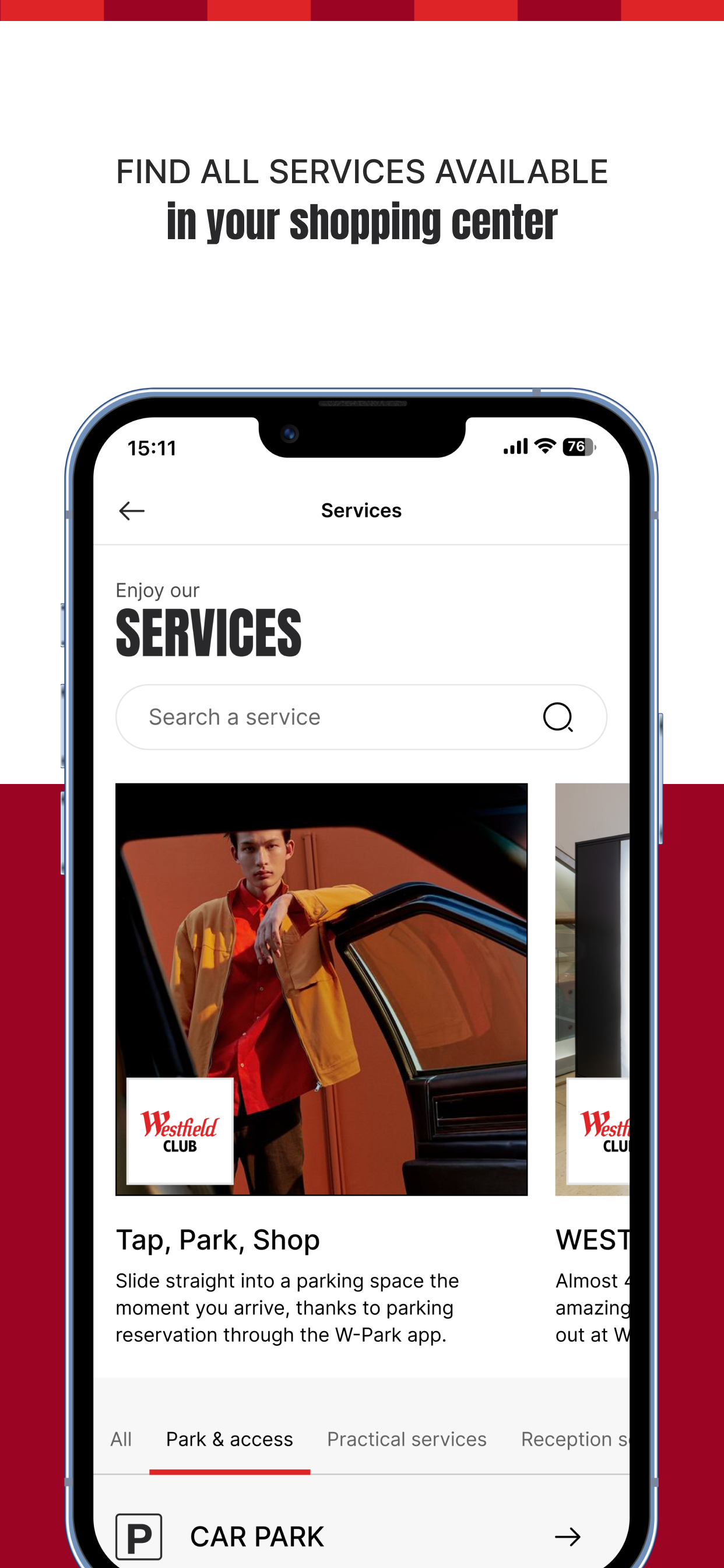 Westfield - App de compras