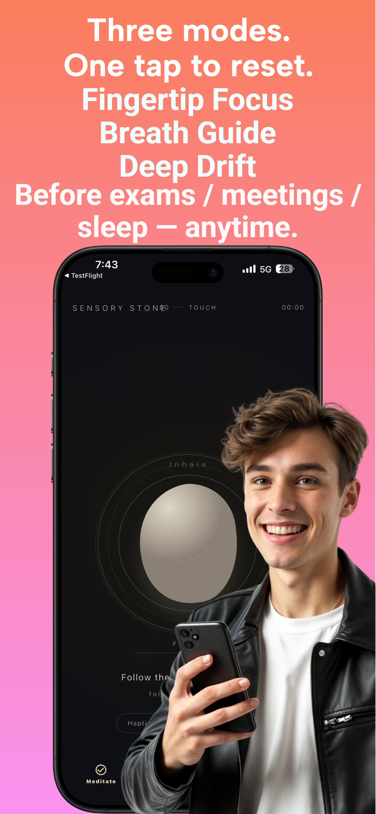 Worry Stone AI: Focus & Calm screenshot 3