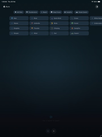 Aura Flow State iPad screenshot