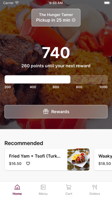 The Hunger Tamer To Go iPhone screenshot 1 - Food & Drink app