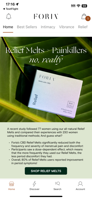 Foria Wellness Screenshot 2 of 5