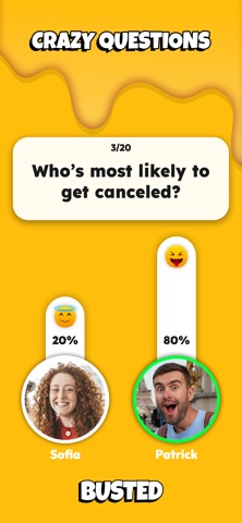 Busted & Exposed 2: Party Game iPhone screenshot
