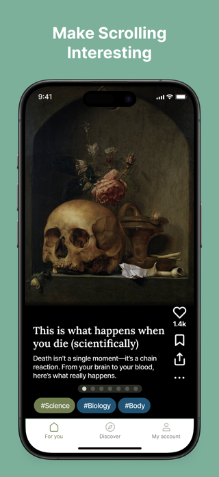 Reelly: Scroll & learn Screenshot 1 of 8