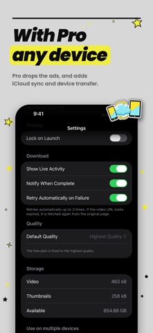 XClipper - Save & Sort Videos Screenshot 6 of 6